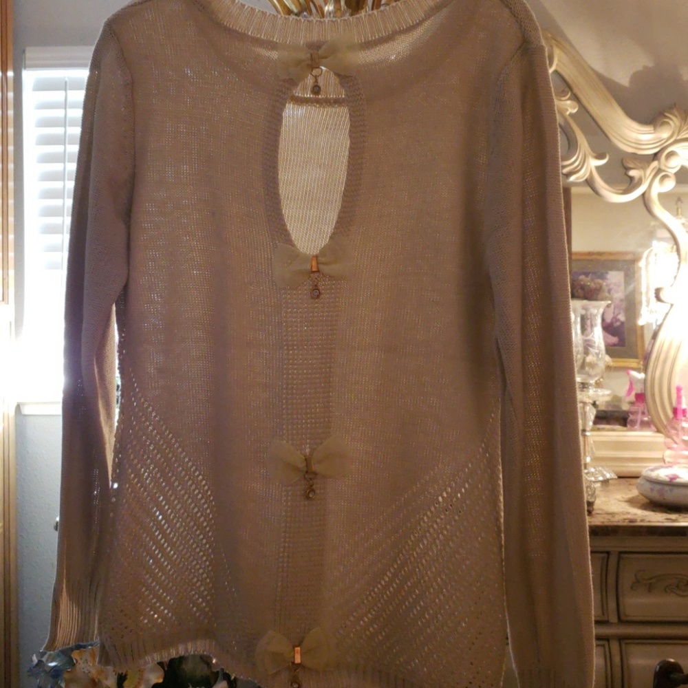 Beautiful light nutmeg brand new without tags swea
